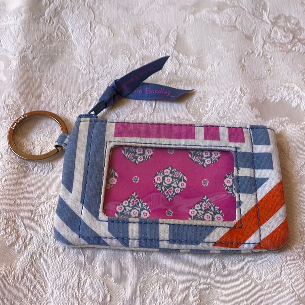 Vera Bradley Zip ID credit card holder wallet
